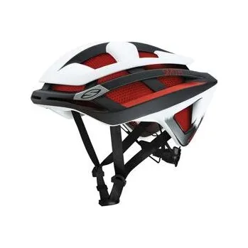 Cyklistická přilba Cyklistická helma Smith OVERTAKE Matte Red White velikost L