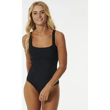 Dámské plavky Plavky Rip Curl PREMIUM SURF D-DD ONE PIEC Black velikost XL