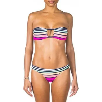 Dámská móda Plavky Rip Curl RADIANCE LOOP BANDEAU SET Navy velikost S
