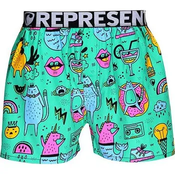 Pánské spodní prádlo Spodní prádlo Represent EXCLUSIVE MIKE SWEET DREAM Turquoise velikost XXL