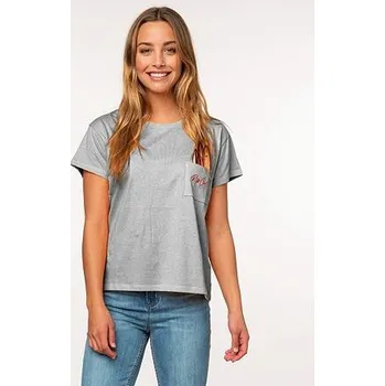 Tričko Rip Curl SURFBOARD POCKET TEE Cement Marle velikost L