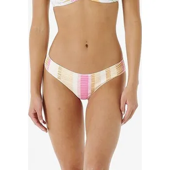 Dámské plavky Plavky Rip Curl RIPPLE EFFECT CHEEKY White velikost S