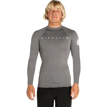 Pánské tričko Lykra Rip Curl DAWN PATROL UV TEE L/S Black Marled velikost L
