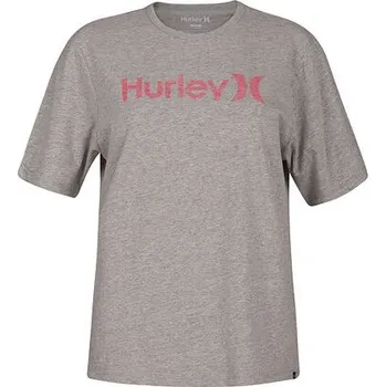 Pánské tričko Tričko Hurley ONE & ONLY PERFECT CREW Grey Htr velikost S