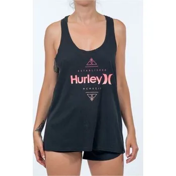 Pánské tričko Tričko Hurley TRILOGY PERFECT TANK Black velikost M