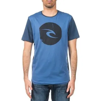 Pánské oblečení Tričko Rip Curl ZINC CONTRAST S/S TEE True Navy velikost XL