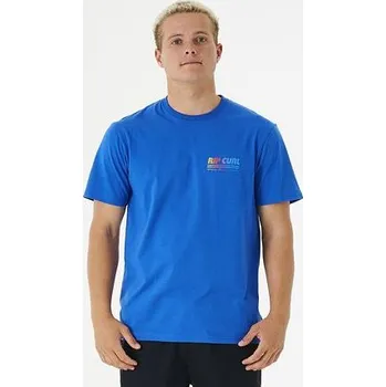 Tričko Rip Curl SURF REVIVAL DECAL TEE Retro Blue velikost XXL