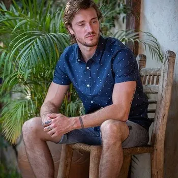 Oblečení a móda Košile Animal LOCAL Indigo Blue velikost XL