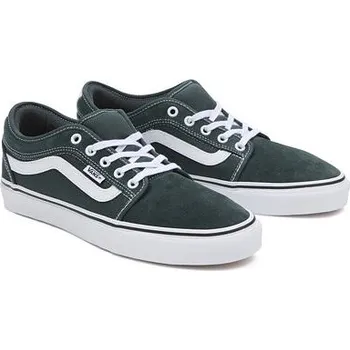 Pánské tenisky Boty Vans CHUKKA LOW SIDESTRIPE Green Gables/True White velikost 44.5