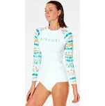 Lykra Rip Curl SUMMER BREEZE RELAXED LS White velikost 12