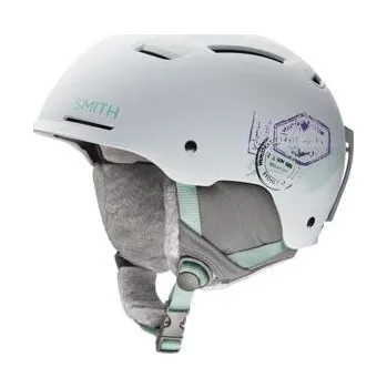 Cyklistická přilba Helma Smith POINTE MIPS Matte White Wanderlu velikost L