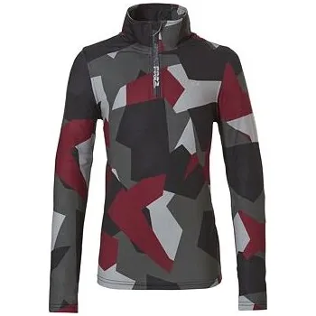 Chlapecká mikina Mikina Rehall HENDRIX JR Camo Red Dahlia velikost 116