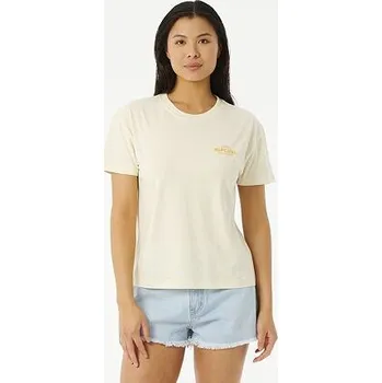 Tričko Rip Curl SEARCHING FOR SUN RELAXED TEE Bone velikost S