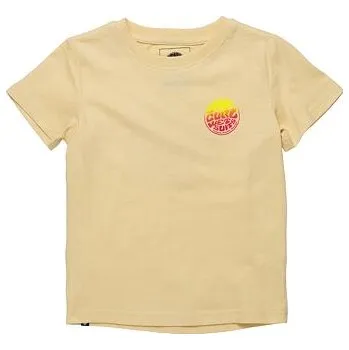 Pánské tričko Tričko Rip Curl WETTIE GRADIAN GROMS SS TEE Pale Yellow velikost 2
