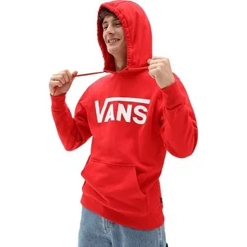 Pánská mikina Mikina Vans VANS CLASSIC PO HOODIE II High Risk Red velikost L