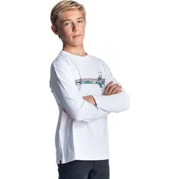 Pánské tričko Tričko Rip Curl PICK UP BOY SS TEE Optical White velikost 10