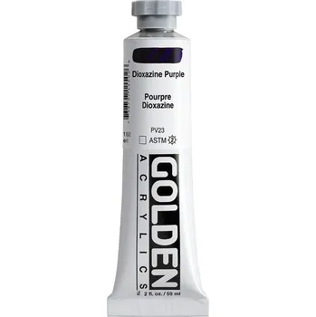 Výtvárné potřeby Akrylová barva Golden Heavy Body - 1150 Dioxazine Purple Objem: 59 ml