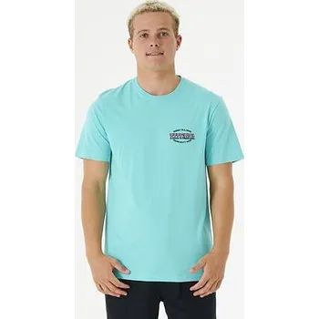 Pánská móda Tričko Rip Curl SLASHER TEE Aqua velikost L