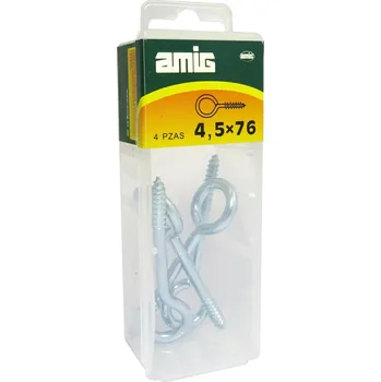 Vrták Šrouby do dřeva Amig 4,5 x 76 mm, 4 ks