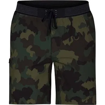 Pánské kraťasy šortky Hurley PHANTOM ALPHA TRAINER CAMO 18' Cargo Khaki velikost L