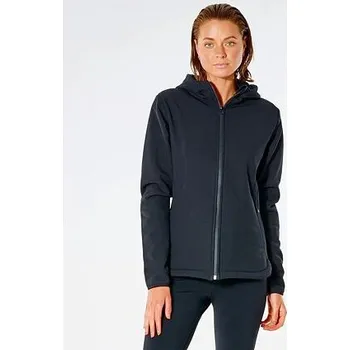 Dámská mikina Mikina Rip Curl ANTI-SERIES SOFT TECH FLEECE Black velikost XS