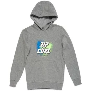 Chlapecké oblečení Mikina Rip Curl SLANT LOGO HOODED FLEECE Beton Marle velikost 10