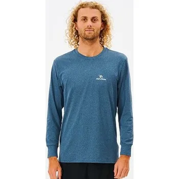 Pánská móda Lykra Rip Curl SEARCH SERIES L/S TEE Navy Marle velikost L