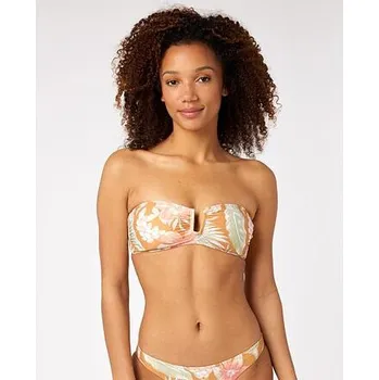 Dámská móda Plavky Rip Curl ALWAYS SUMMER BANDEAU Gold velikost M