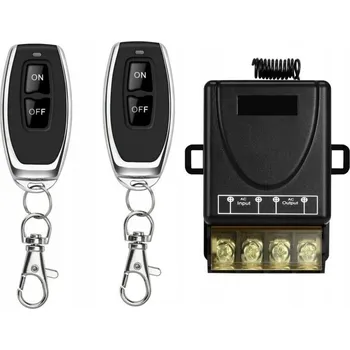 vypínač DÁLKOVÉ OVLÁDÁNÍ 230V SPÍNAČ NA DÁLKOVÉ OVLÁDÁNÍ RÁDIOVÝ se 2x DÁLKOVÝM OVLÁDÁNÍM 433Mhz