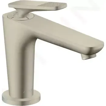 Vodovodní baterie Axor Citterio C Umyvadlová baterie s výpustí, EcoSmart, CoolStart, kartáčovaný nikl, 49021820