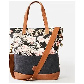Městský batoh Kabelka Rip Curl LEILANI BEACH TOTE Black velikost O/S