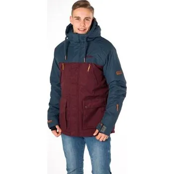 Bunda CNSRD FINN Snowjacket dirt marine/burgundy velikost XL