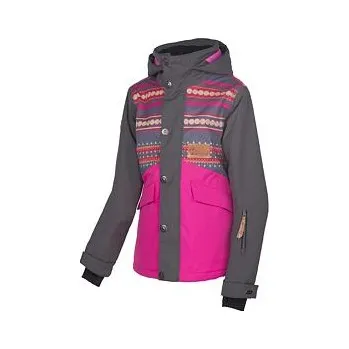 Chlapecká bunda Bunda Rehall MOOD JR. Dotstripes Graphite velikost 164