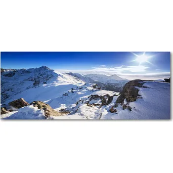 Obraz Lacobel pod skříňky do kuchyně Tatranský štít XXL
