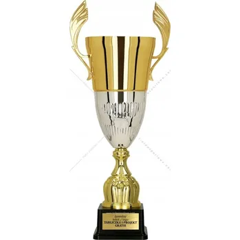 Zlato-stříbrný Pohár Sportovní Trofej Duna 55 cm + GRAVÍROVÁNÍ DÁREK