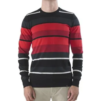 Pánská mikina Svetr Hurley ROCKO SWEATER Black velikost L