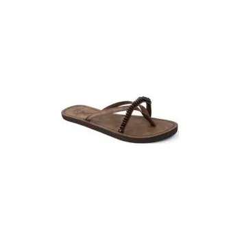 Dámské žabky žabky Rip Curl COCO Brown/Tan velikost 40.0