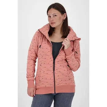 Dámská mikina Mikina Alife and Kickin VIVIANAK B Mahagonium Melange velikost L