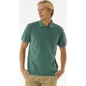 Pánské tričko Tričko Rip Curl FADED POLO Washed Green velikost XL