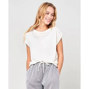 Pánská móda Tričko Rip Curl SYAM MC FASHION TEE Bone velikost M