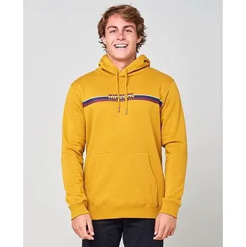 Pánská mikina Mikina Rip Curl SR HORIZON HOOD FLEECE Mustard velikost S