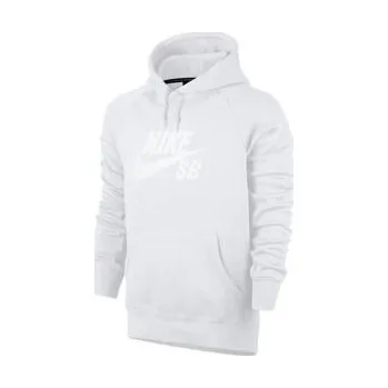 Pánská mikina Mikina Nike SB ICON HOODIE White/White velikost M