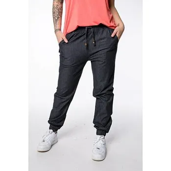 Dámské kalhoty Kalhoty Alife and Kickin ALICIAAK Black Denim velikost M