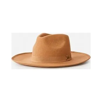 Klobouk Klobouk Rip Curl VALLEY WIDE BRIM WOOL FELT Light Brown velikost S