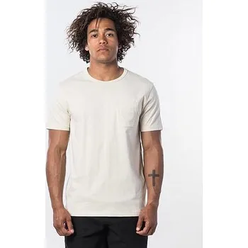Pánské tričko Tričko Rip Curl ECO CRAFT S/S TEE Stone velikost M