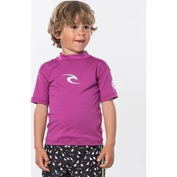 Pánská móda Lykra Rip Curl GROM CORPO S/SL UV TEE Purple velikost 2