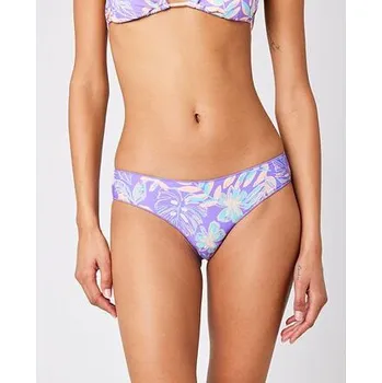 Dámské plavky Plavky Rip Curl PALM PARTY CHEEKY HIPSTER Purple velikost M