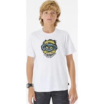 Dámské tričko Tričko Rip Curl ANIMOLOUS TEE -BOY White velikost 10