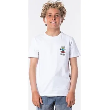 Pánské tričko Tričko Rip Curl THE SEARCH SS TEE BOY Optical White velikost 12