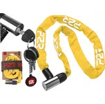 Zámek na kolo řetězový P2R AVENIR 4x1100mm žlutý